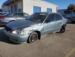 Salvage cars for sale at Hayward, CA auction: 2000 Honda Civic Base