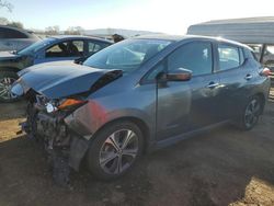 Salvage cars for sale at San Martin, CA auction: 2019 Nissan Leaf S