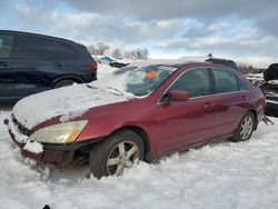 Honda Accord ex salvage cars for sale: 2004 Honda Accord EX