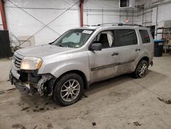 Salvage cars for sale at Center Rutland, VT auction: 2015 Honda Pilot LX