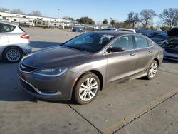 Salvage cars for sale at Sacramento, CA auction: 2016 Chrysler 200 Limited