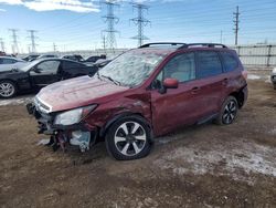 Salvage cars for sale at Elgin, IL auction: 2018 Subaru Forester 2.5I Premium