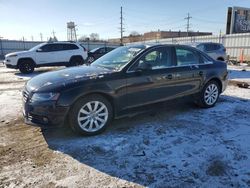 Salvage cars for sale at Chicago Heights, IL auction: 2010 Audi A4 Premium Plus