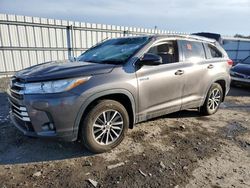 Salvage cars for sale at Fredericksburg, VA auction: 2017 Toyota Highlander Hybrid