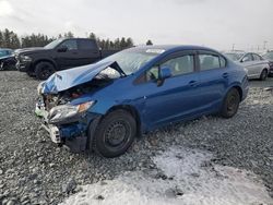 Honda Civic lx salvage cars for sale: 2013 Honda Civic LX