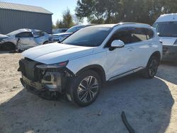 Vehiculos salvage en venta de Copart Midway, FL: 2019 Hyundai Santa FE Limited