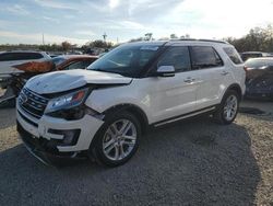 SUV salvage a la venta en subasta: 2017 Ford Explorer Limited