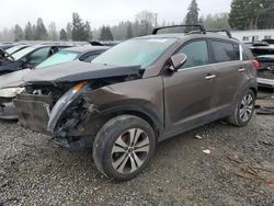 Salvage cars for sale from Copart Graham, WA: 2011 KIA Sportage EX