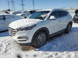 Salvage cars for sale at Elgin, IL auction: 2017 Hyundai Tucson Limited