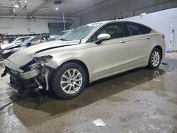 Salvage cars for sale at Candia, NH auction: 2017 Ford Fusion S