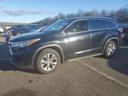 Salvage cars for sale at Brookhaven, NY auction: 2015 Toyota Highlander XLE