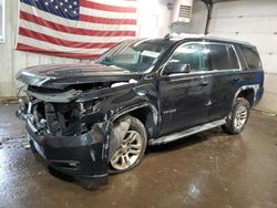 Salvage cars for sale at Lyman, ME auction: 2015 Chevrolet Tahoe K1500 LT