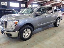 Salvage cars for sale at East Granby, CT auction: 2018 Nissan Titan S