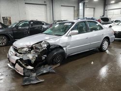 Salvage cars for sale at Ham Lake, MN auction: 2001 Honda Accord LX