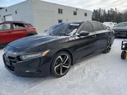 Salvage cars for sale from Copart Cookstown, ON: 2020 Honda Accord Sport