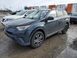 Toyota rav4 le salvage cars for sale: 2017 Toyota Rav4 LE