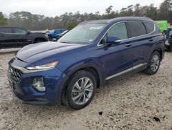 Salvage cars for sale at Houston, TX auction: 2020 Hyundai Santa FE Limited