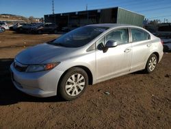 2012 Honda Civic LX en venta en Colorado Springs, CO