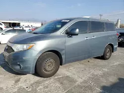 Salvage cars for sale at Sun Valley, CA auction: 2012 Nissan Quest S