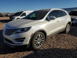 Carros salvage a la venta en subasta: 2017 Lincoln MKC Reserve