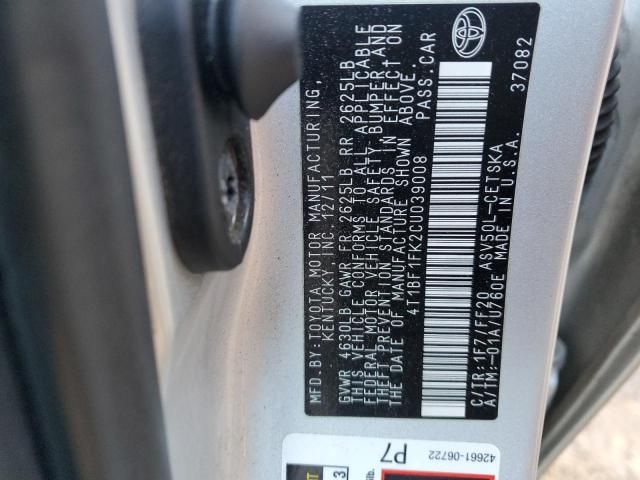 2012 Toyota Camry Base