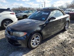 BMW 1 Series salvage cars for sale: 2009 BMW 128 I