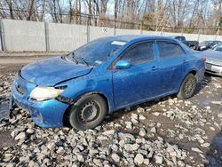 Toyota salvage cars for sale: 2009 Toyota Corolla Base