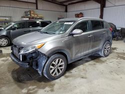 Salvage cars for sale at Chambersburg, PA auction: 2015 KIA Sportage LX