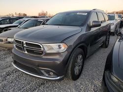 Salvage cars for sale at Spartanburg, SC auction: 2017 Dodge Durango SXT