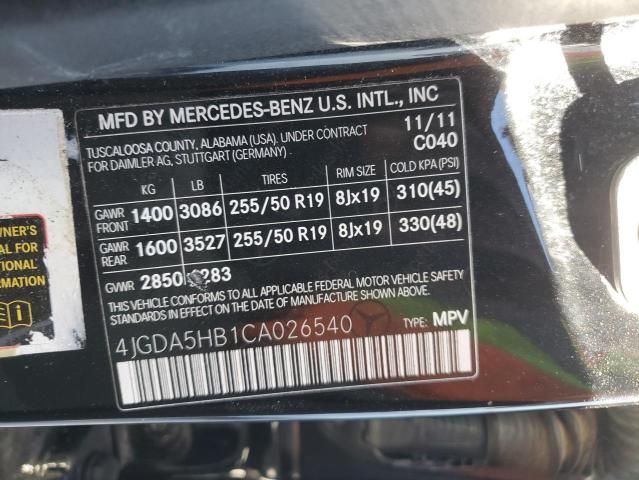 2012 Mercedes-Benz ML 350 4matic