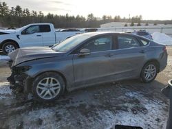 Salvage cars for sale at Windham, ME auction: 2014 Ford Fusion SE