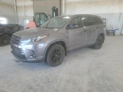 Salvage cars for sale at Kansas City, KS auction: 2019 Toyota Highlander SE