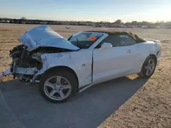 Salvage cars for sale at San Antonio, TX auction: 2022 Chevrolet Camaro LS