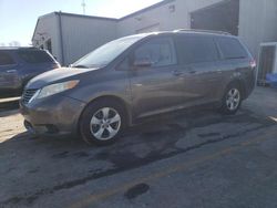 Salvage cars for sale at Rogersville, MO auction: 2012 Toyota Sienna LE