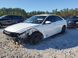 Salvage cars for sale at Houston, TX auction: 2021 Hyundai Elantra SEL