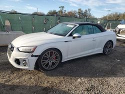 Salvage cars for sale at Riverview, FL auction: 2024 Audi S5 Prestige