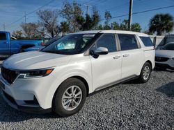 Salvage cars for sale at Riverview, FL auction: 2022 KIA Carnival LX