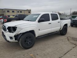 Salvage cars for sale from Copart Wilmer, TX: 2015 Toyota Tacoma Double Cab Prerunner