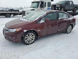 Salvage cars for sale from Copart Cleveland: 2012 Honda Civic LX