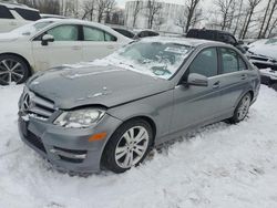 Mercedes-Benz salvage cars for sale: 2013 Mercedes-Benz C 300 4matic