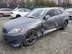 Salvage cars for sale at Waldorf, MD auction: 2012 Lexus IS 250