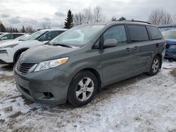 Salvage cars for sale at Bowmanville, ON auction: 2011 Toyota Sienna LE