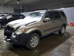 Salvage cars for sale at Candia, NH auction: 2006 Honda CR-V EX