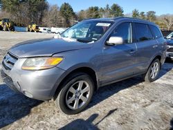 Salvage cars for sale from Copart Mendon, MA: 2008 Hyundai Santa FE SE