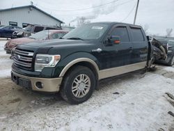 Salvage cars for sale at Pekin, IL auction: 2014 Ford F150 Supercrew