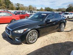 Salvage cars for sale from Copart Theodore, AL: 2021 Infiniti Q50 Luxe