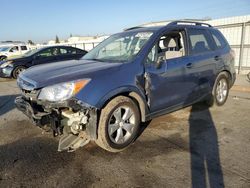 Salvage cars for sale at Bakersfield, CA auction: 2014 Subaru Forester 2.5I Premium