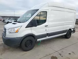 Salvage trucks for sale at Grand Prairie, TX auction: 2017 Ford Transit T-350