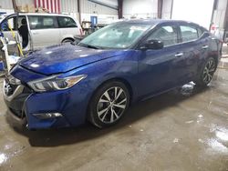 Salvage cars for sale at West Mifflin, PA auction: 2017 Nissan Maxima 3.5S