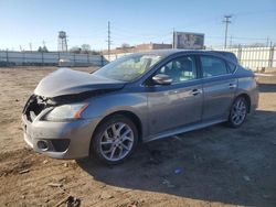 Salvage cars for sale from Copart Chicago Heights, IL: 2015 Nissan Sentra S